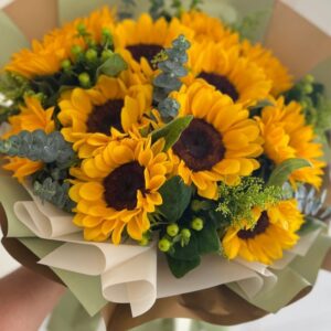 Ramo de Girasoles con Sticker #4