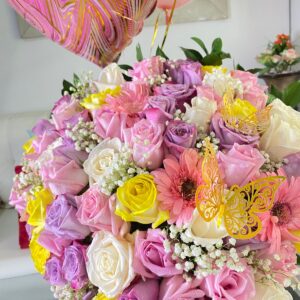 Toppe de rosas colores mix