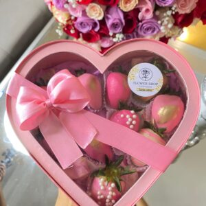 Caja de fresas x10 und